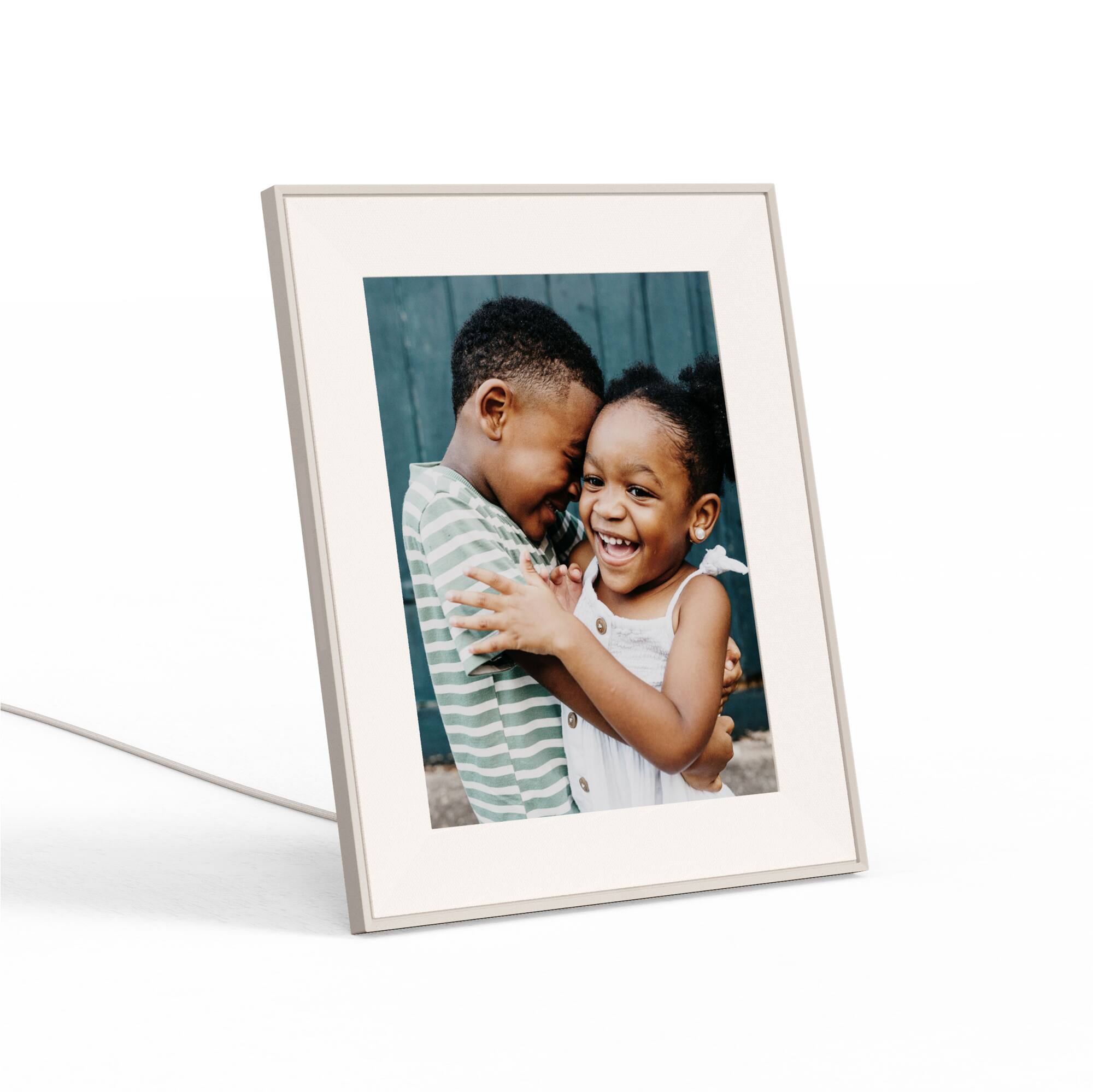 Aura 12" HD WiFi Aspen Sandstone with Paper Mat Digital Photo Frame